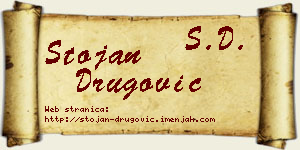 Stojan Drugović vizit kartica